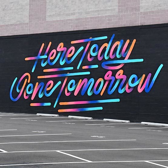 "Here Today, Gone Tomorrow" - It`s a living