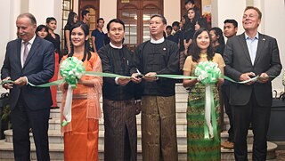 Klaus-Dieter Lehmann and Thomas Oppermann at the official opening