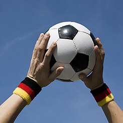 Fußball und Hände