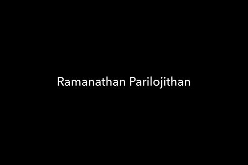 Photographer Ramanathan Parilojithan