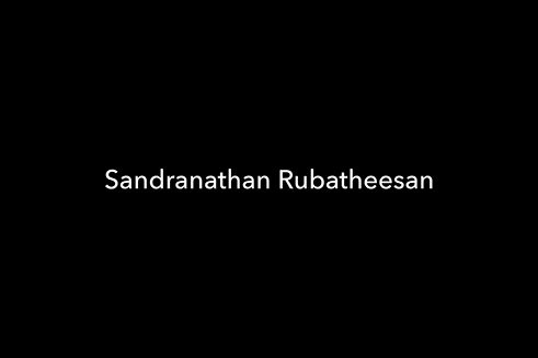 Photographer Sandranathan Rubatheesan