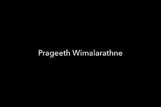 Photographer Prageeth Wimalarathne