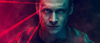 Detail Matthias Schweighöfer as Lukas Franke in "You Are Wanted" , Amazon Prime Promo Poster 2. Season 