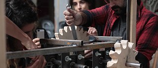 „Erinnerungsmaschinen“ von Mapa Teatro, Auftaktaktion des Regionalprojekts „Die Zukunft der Erinnerung“ | Foto: Felipe Moreno