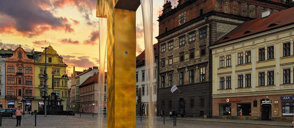Marktplatz in Pilsen
