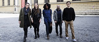 Maria Milisavljević, Susanna Fournier, Zainabu Jallo, Santiago Sanguinetti und Pat To Yan.