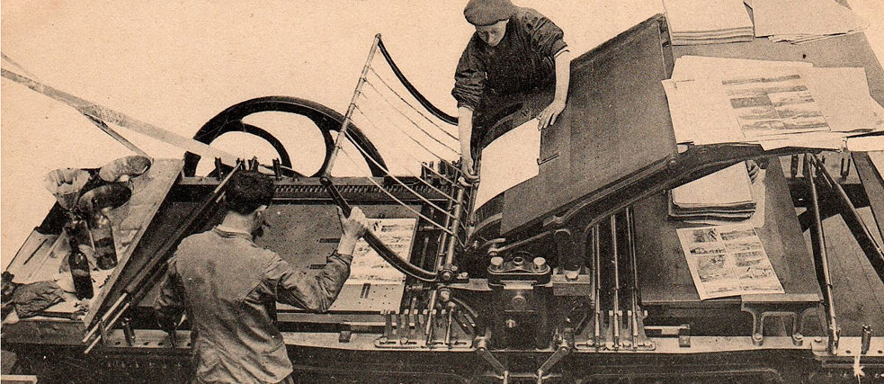 Gegen 1890 tauchten die ersten Postkarten auf, die mit Zeichnungen oder Fotografien illustriert waren.