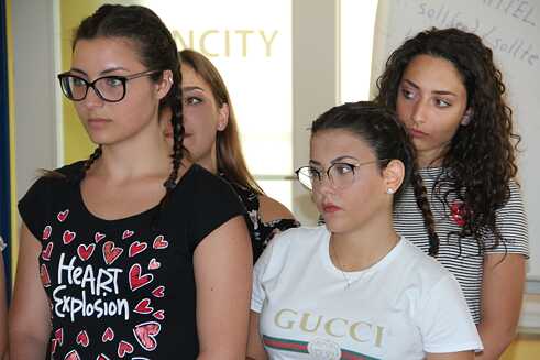 Italienische Schülerinnen des ITET Marco Polo in Palermo