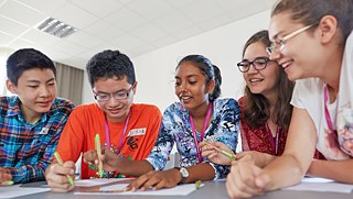 The young people talk about their favourite german words