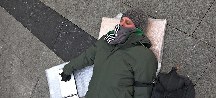 Performance von Simon Pfeffel in Moskau