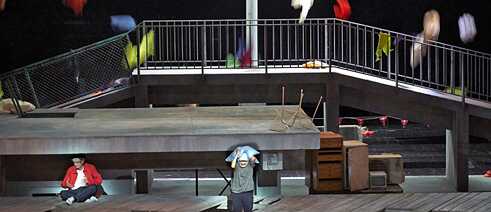 "Erdbeben. Träume" is a commissioned work after Heinrich von Kleist’s 1806 novella The Earthquake in Chili.   