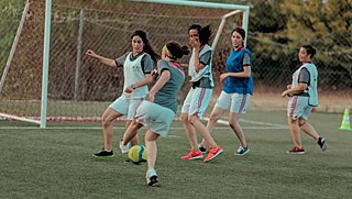 The young women demonstrate their skills in the final tournament