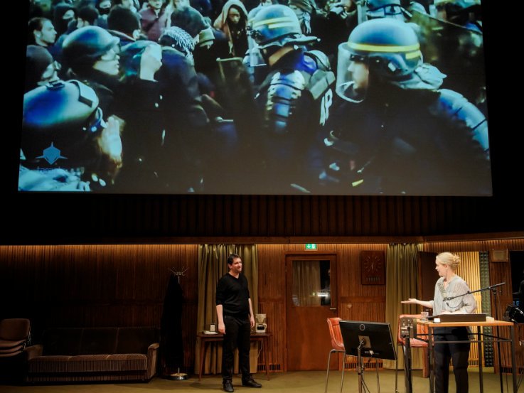 Sebastian Schwarz, Nina Hoss στο "Rückkehr nach Reims"