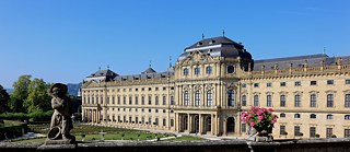 La résidence de Würzburg : classée au patrimoine mondial de l’UNESCO depuis 1981. 