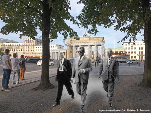 Das Brandenburger Tor 1961/2015, Montage