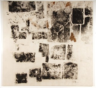 Piso II, série Missão de São Miguel Monotipia sobre lona crua 