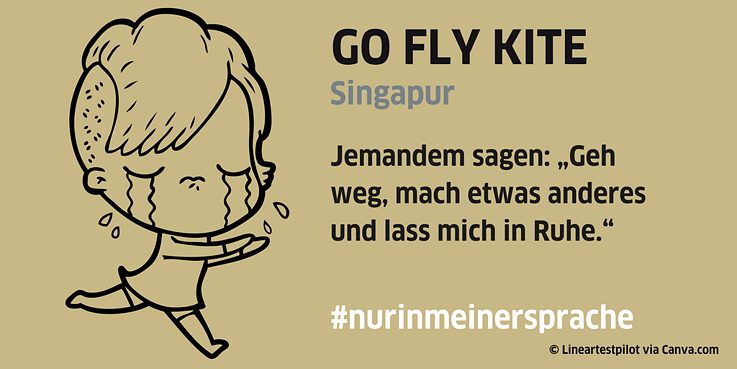 Einzigartiges Wort: Go Fly Kite