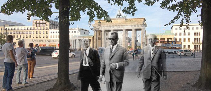 Бранденбургские ворота 1961/2015, коллаж