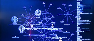 Installation Daten|Spuren (Alex Wenger, Max-Gerd Retzlaff)