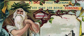 Auf Souvenirs und Ansichtskarten