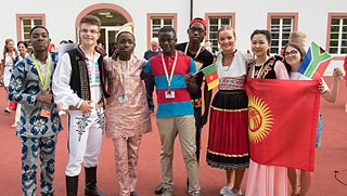 Participants during the evening of nations at IDO 2018