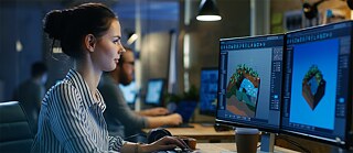 More and more women are working in gaming. 