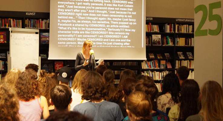 Poetry Slam English vs. Deutsch vs. slovenčina für eine anständige Slowakei, 25. 5.