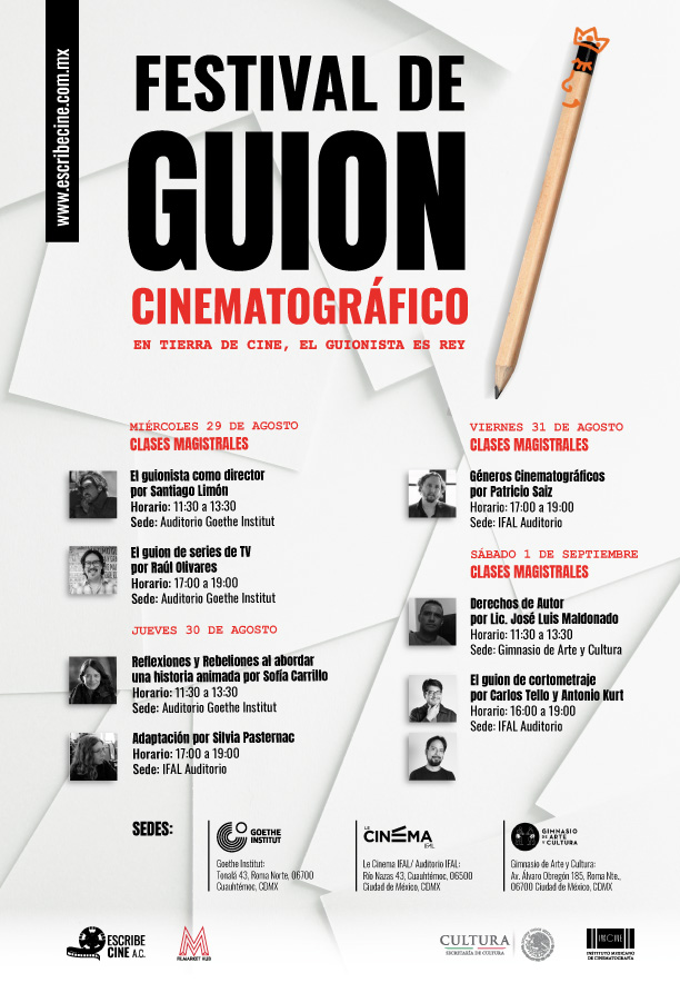 En tierra de cine, el guionista es rey Cartel