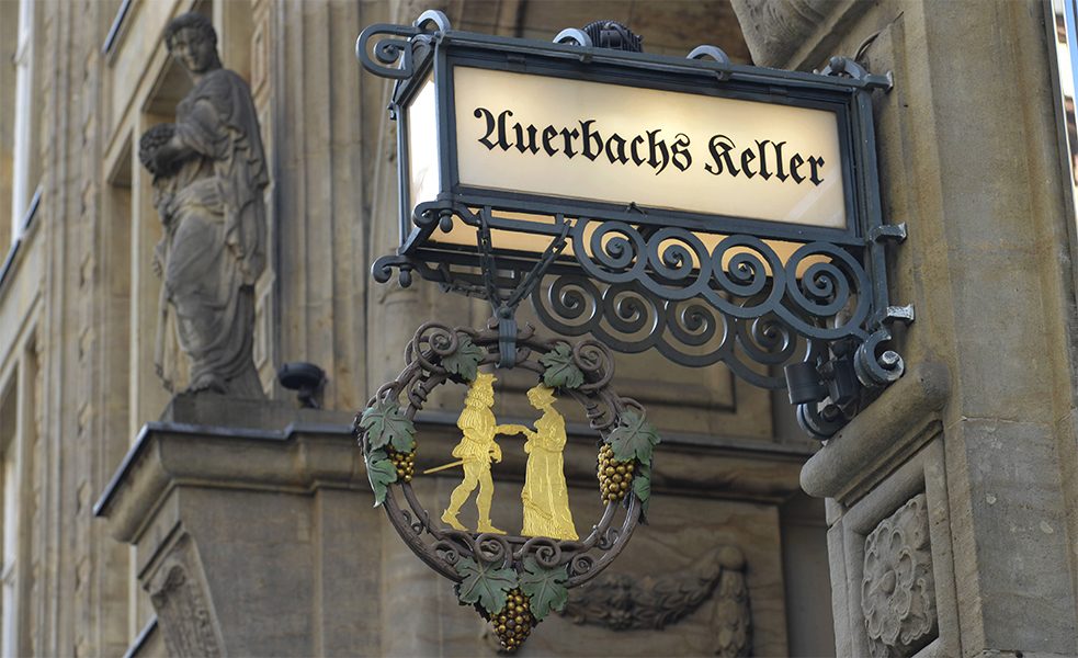 A popular student pub back in Goethe’s student days, Auerbachs Keller is still a beloved wine bar in Leipzig today. It was mentioned in the play “Faust I“, earning it a worldwide reputation.