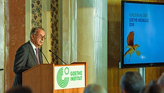 Präsident Klaus-Dieter Lehmann spricht in seiner Eröffnungsrede über die essentielle Arbeit der Preisträger