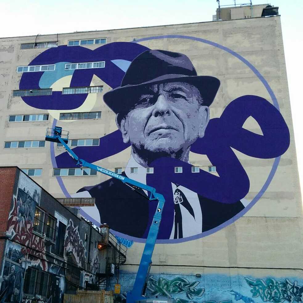 „Leonard Cohen" von Kevin Ledo