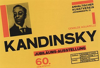 Poster mock-up by Herbert Bayer in 1926 