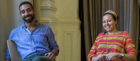 شادي عبد الله وسندس شبايك