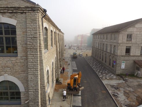 Ehitus udus. Noblessneri piirkond ärkab uuele elule