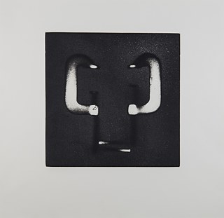 Objeto 7, 2017.Gravura em metal sobre papel; 49,5 X 48 cm.