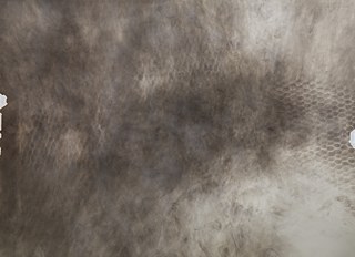 of fence 2, 2017. Fogo e fuligem sobre papel; 121 X 80,5 cm.