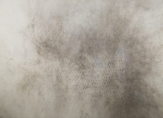 of fence 4, 2017. Feuer und Ruß auf Papier; 121 X 80,5 cm