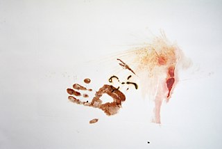 Feuer und Stier, Monotipias do projeto Marca Rural. Fogo e touro em papel 350 g, cada obra 80 X 60cm presentado entre dois vidros 90 X 210 cm (6 obras em total).