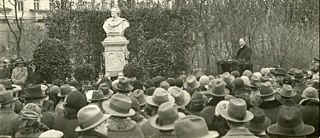 Dr. Viktor Karells Rede vor dem Goethe-Denkmal, 1932