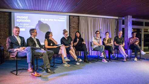 Participants of the performative symposium "Museal Episodes“