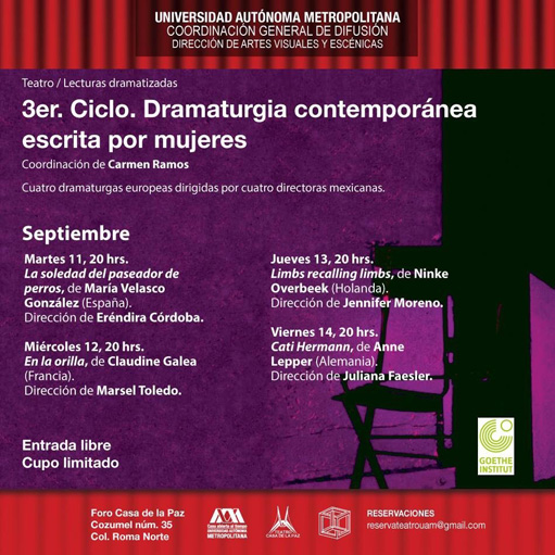 Tercer Ciclo de dramaturgia por mujeres