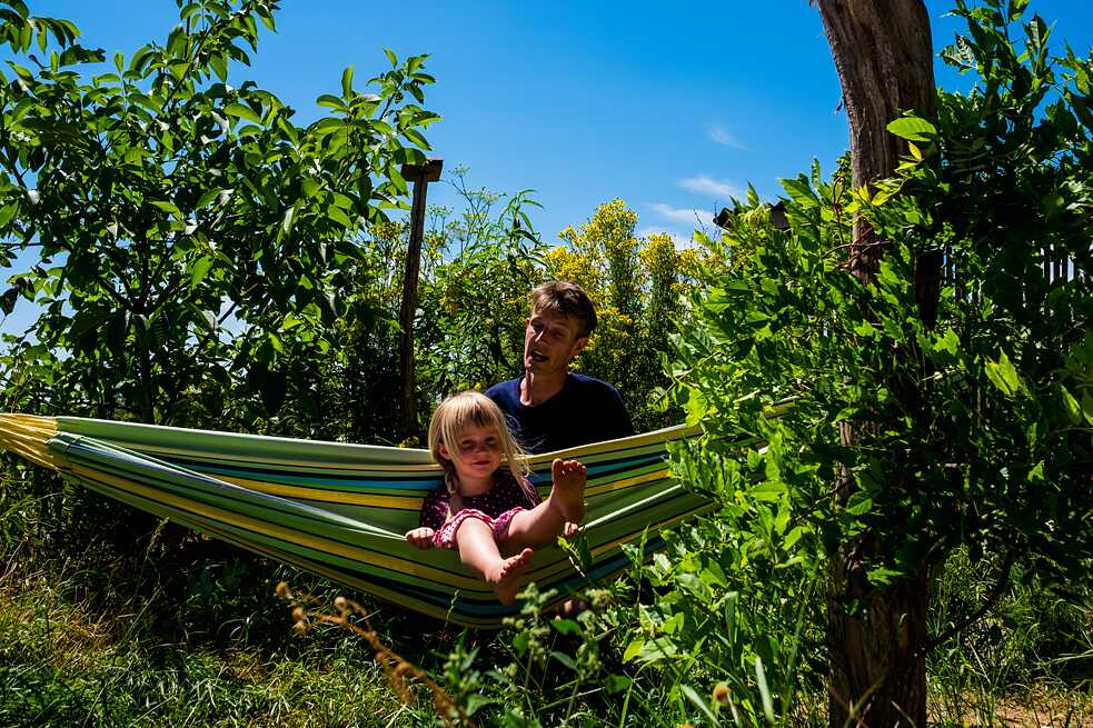 Rogier und Tochter Wim