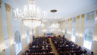 Das Finale im historischen Gebäude des Slowakischen Nationalrates