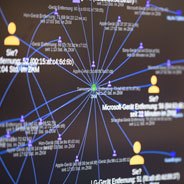 Installation Daten|Spuren (Alex Wenger, Max-Gerd Retzlaff)