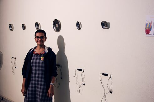 Stories of Invisible Labour by Jinal Sangoi | Jinal Sangoi is a visual artist based in Mumbai and Los Angeles. Her project, Stories of Invisible Labour, is an installation of finely engraved visual images on steel utensils, documenting interviews of six women. It aims to construct temporary spaces for women to heal from the collective memory of violence, exploitation and segregation.