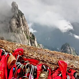 Mt. Huangshan-Gebirge