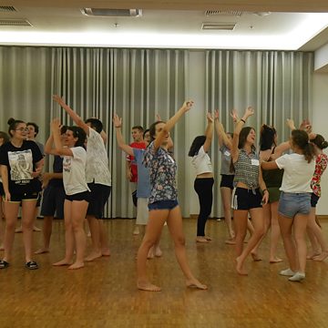 Choreographien während des Tanz-Workshops