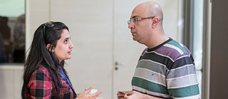 Austausch und Netzwerken war ebenfalls ein bedeutender Bestandteil. © Goethe-Institut Kairo / Roger Anis Austausch und Netzwerken war ebenfalls ein bedeutender Bestandteil.