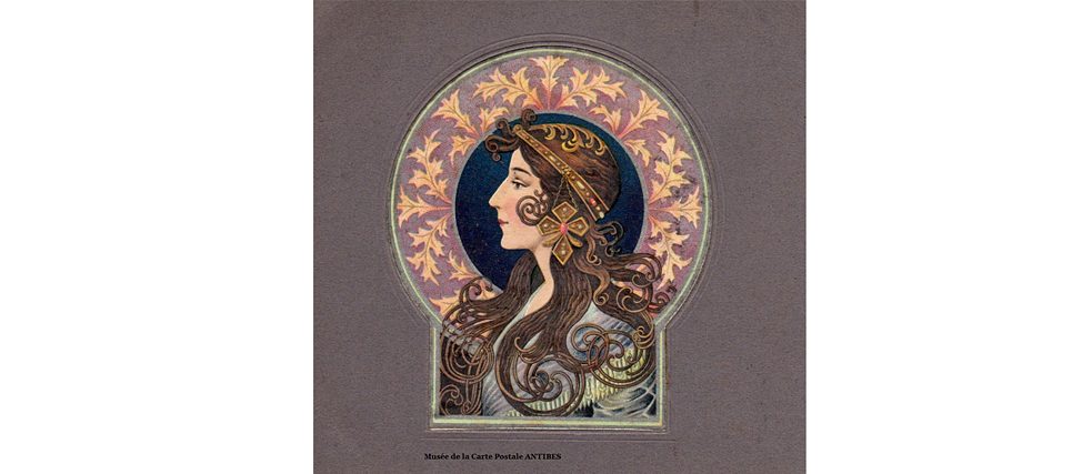Viele Künstler der Belle Époque nutzten Postkarten, um sich einem breiteren Publikum bekannt zu machen.