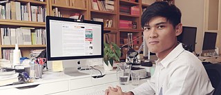 At his new workplace with the Berlin magazine zenith